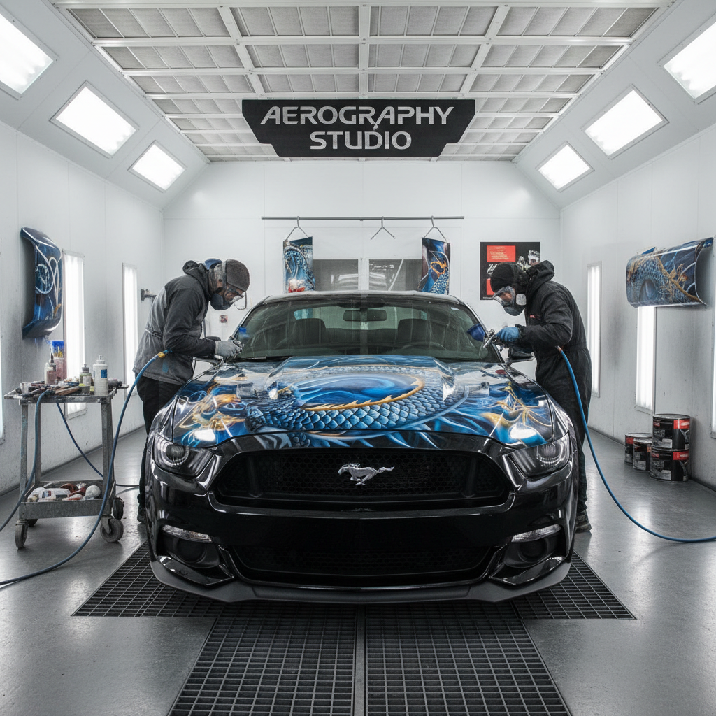 Аэрография: искусство и технологии индивидуализации авто